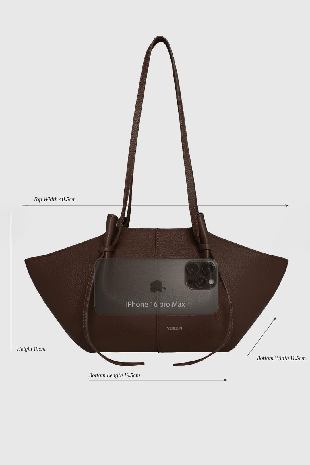 Yuzefi - Mochi Angora Pebble Grained Leather