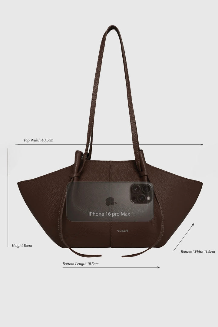 Yuzefi - Mochi Angora Pebble Grained Leather