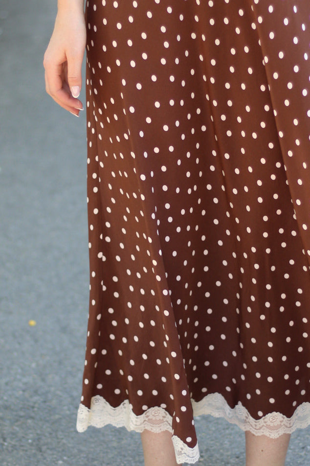Rixo - Marlice Dress Layla dot brown