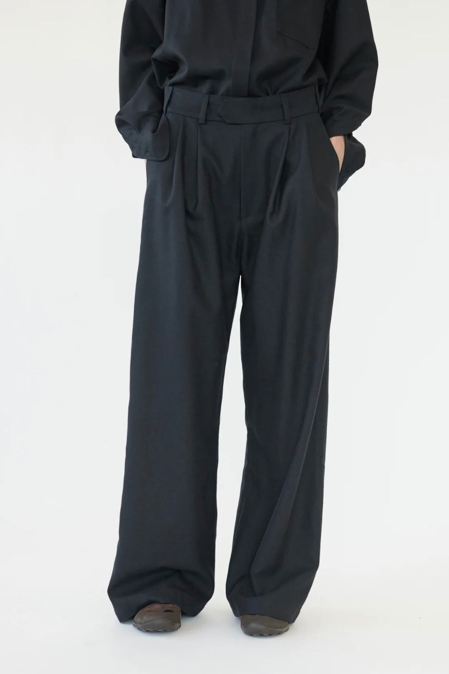 Af Agger - Fine Wool Wide Box Pants