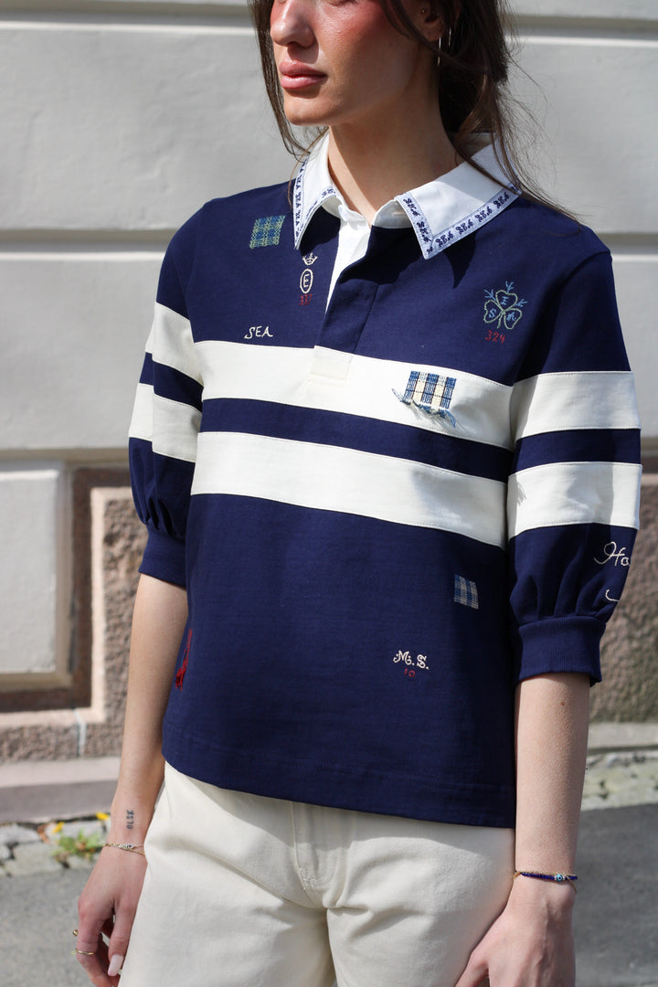 Sea NY - Claira Emb Rugby Shirt