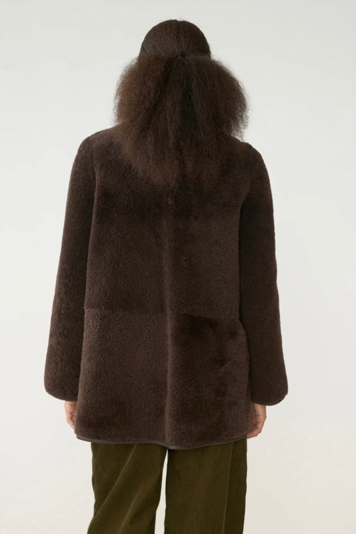 Af Agger - Shearling Coat Brown