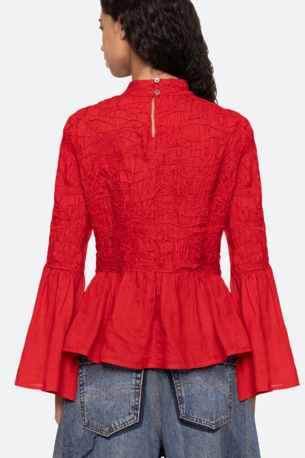 Sea NY - Imogen Solid l/slv Top