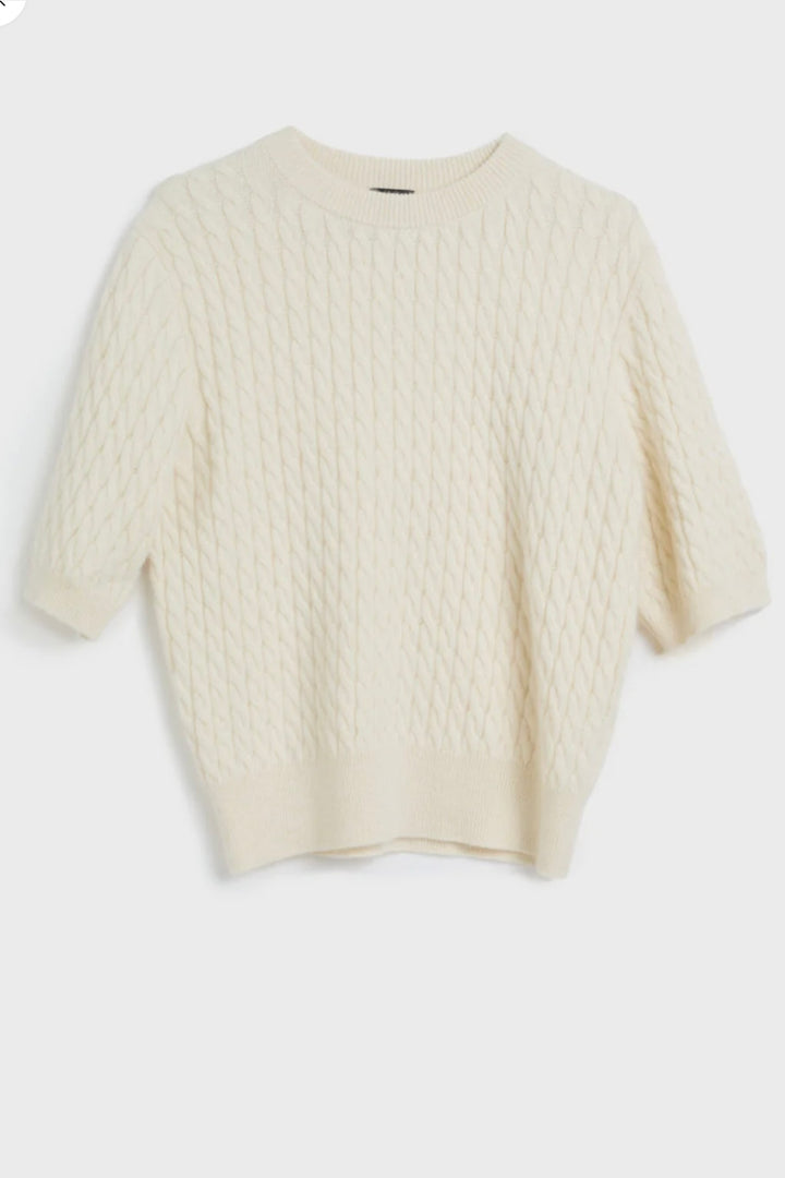 Christian Aks - Lucie cable alpaca cash knit
