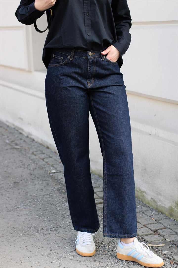 Skall Studio - Allison cropped jeans indigo blue