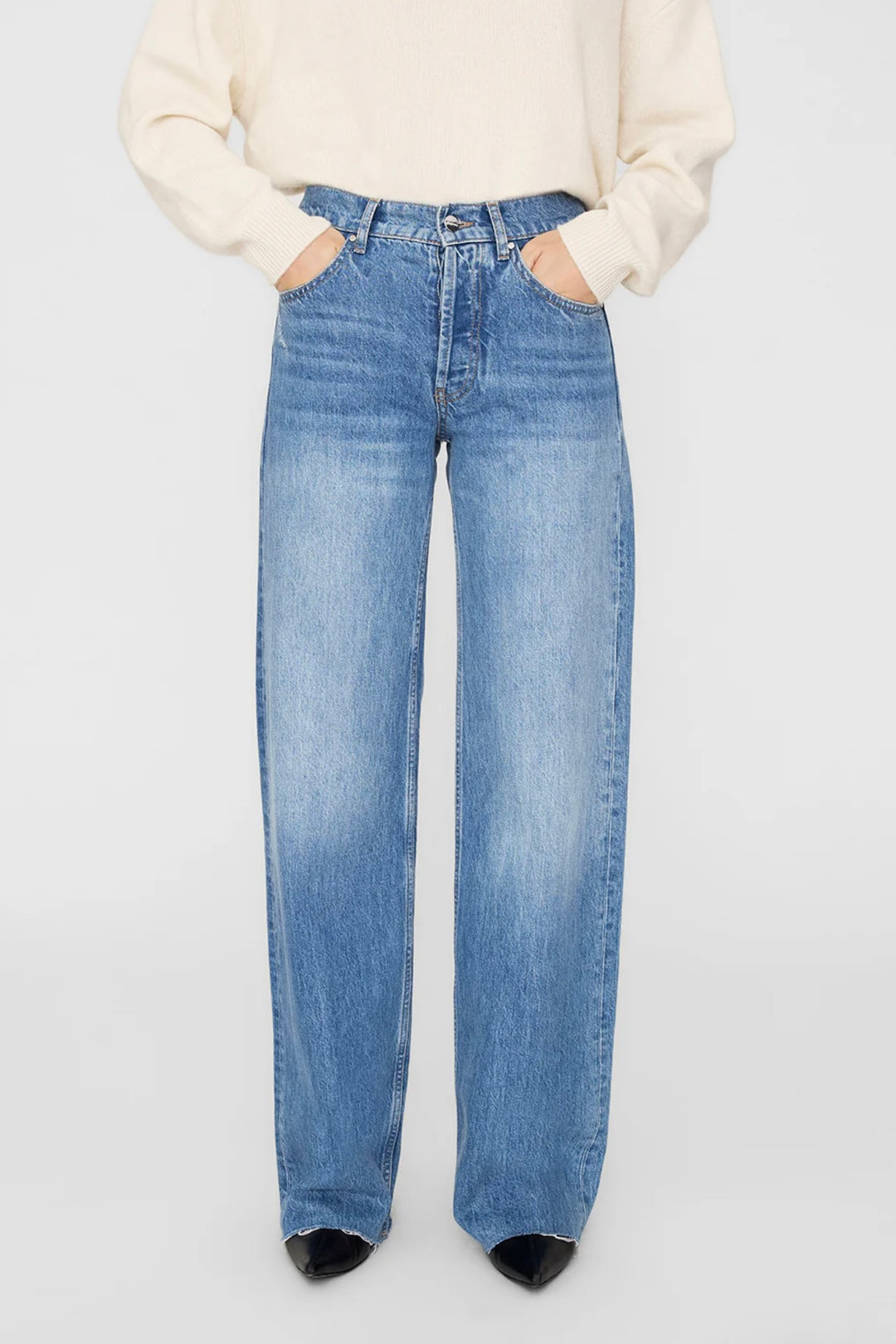 Anine Bing - Hugh Jeans Panama Blue