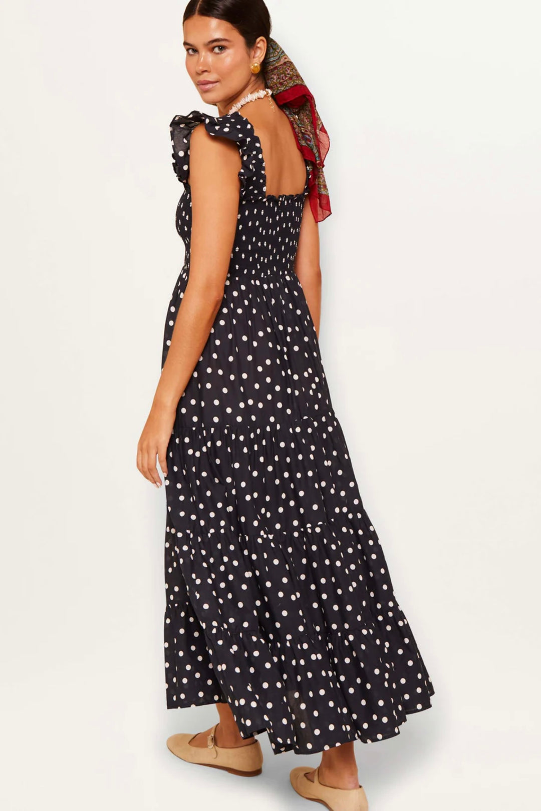 Rixo - Kendall	Dress Bohemia Spot Deep Navy