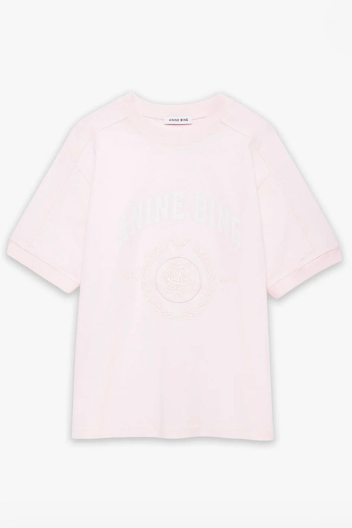 Anine Bing - Jaylin Tee Collegiate powder pink