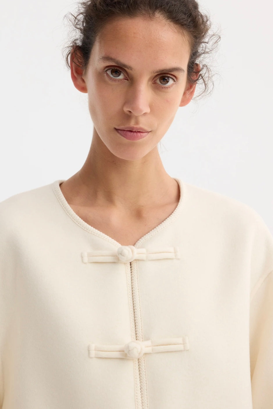 Róhe - Mandarin Double-faced Wool Jacket