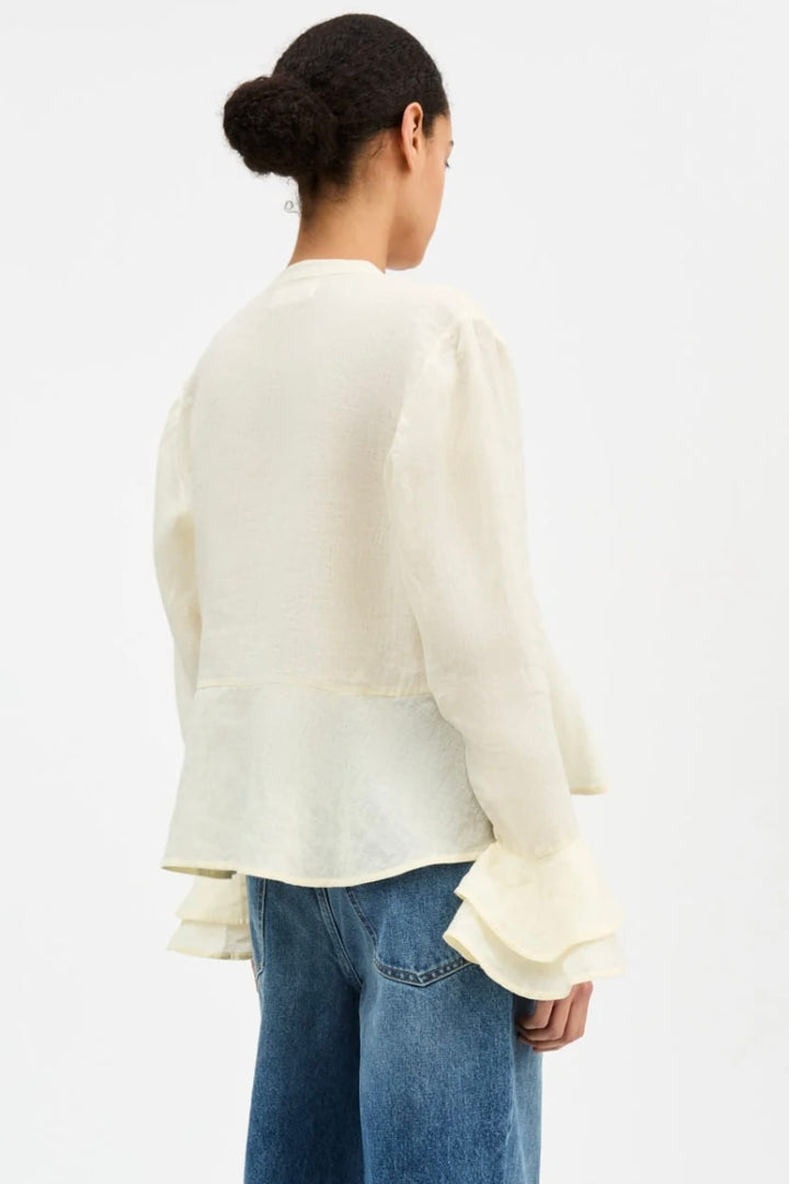 Skall Studio - Frigga flounce shirt