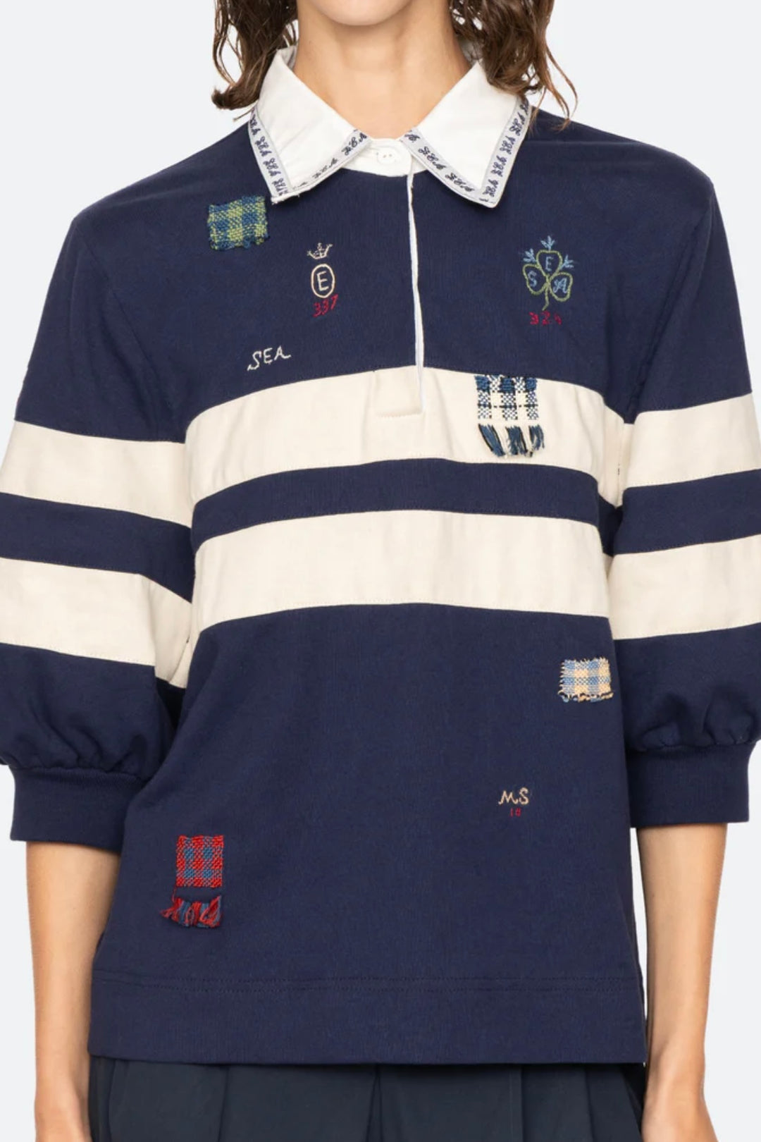 Sea NY - Claira Emb Rugby Shirt