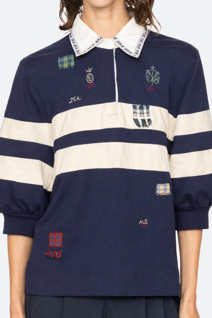 Sea NY - Claira Emb Rugby Shirt