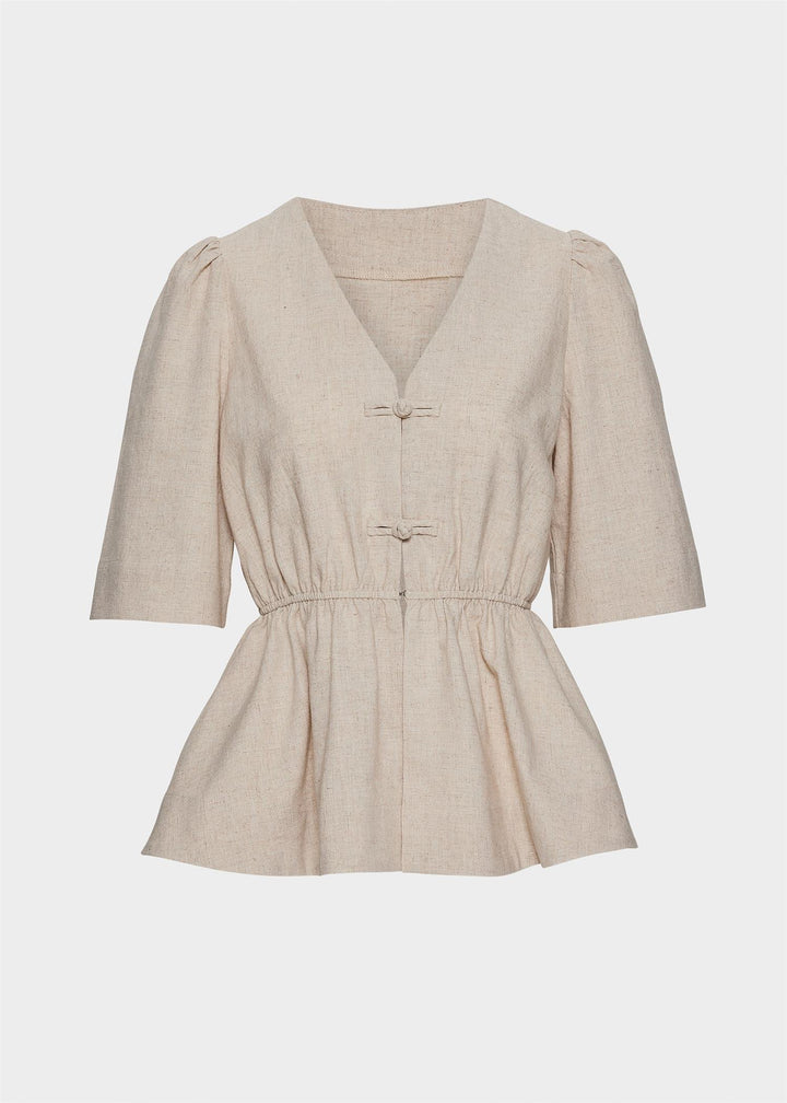 Christian Aks - Monic linen top