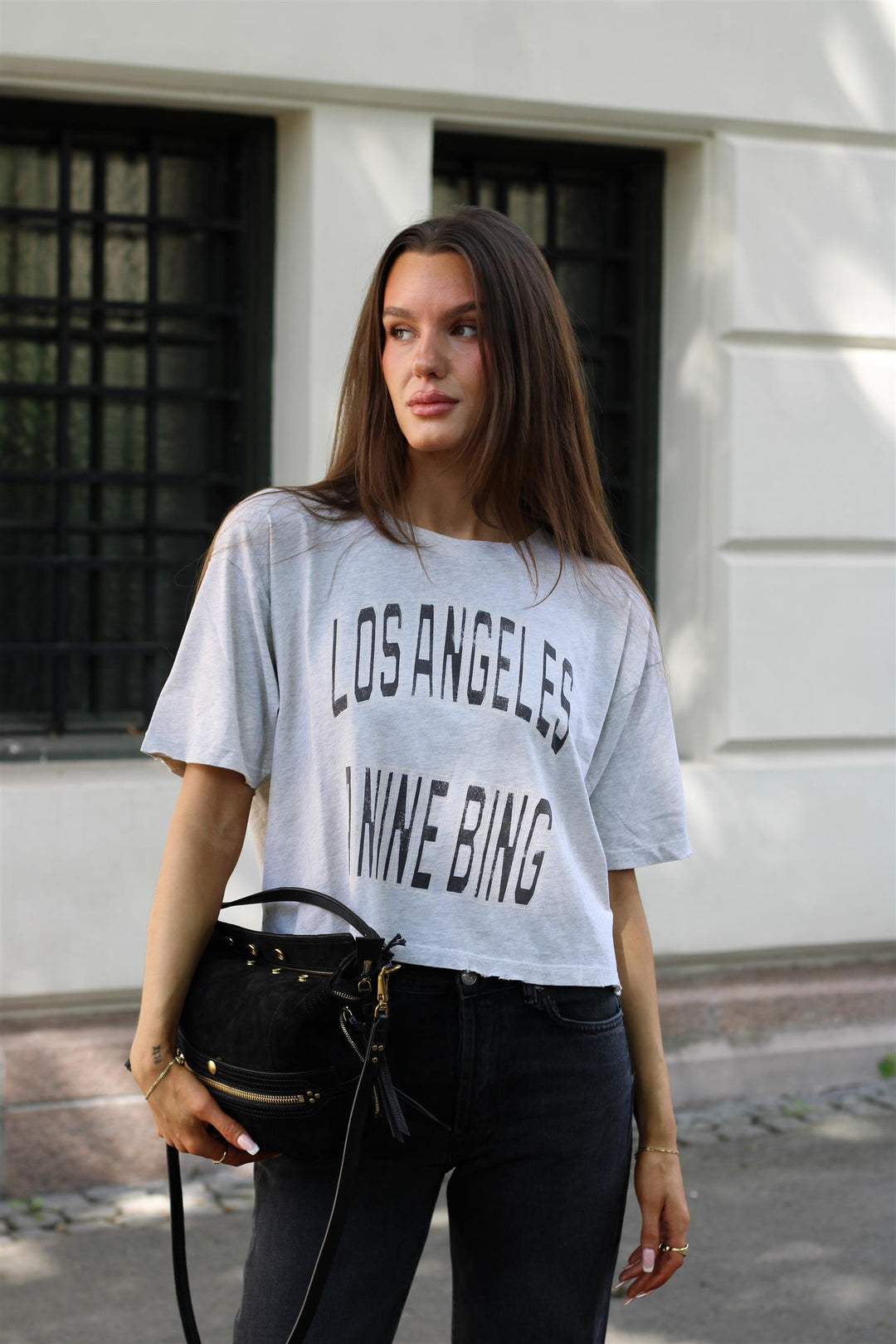 Anine Bing - Johnny Cropped Tee