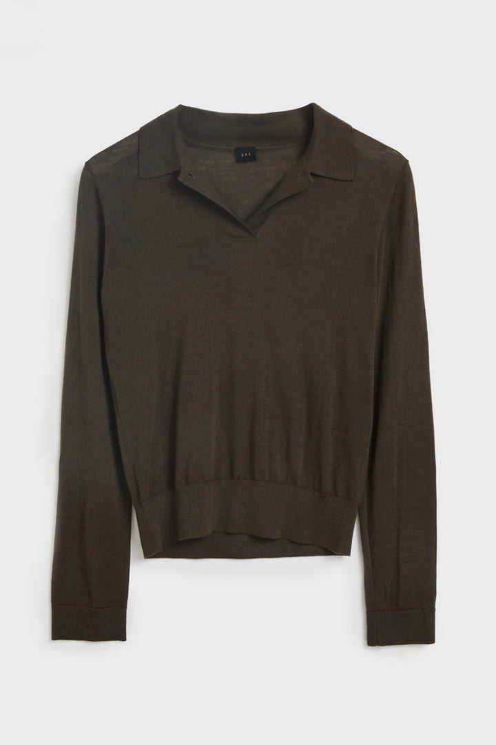 Christian Aks - Linea merino polo knit