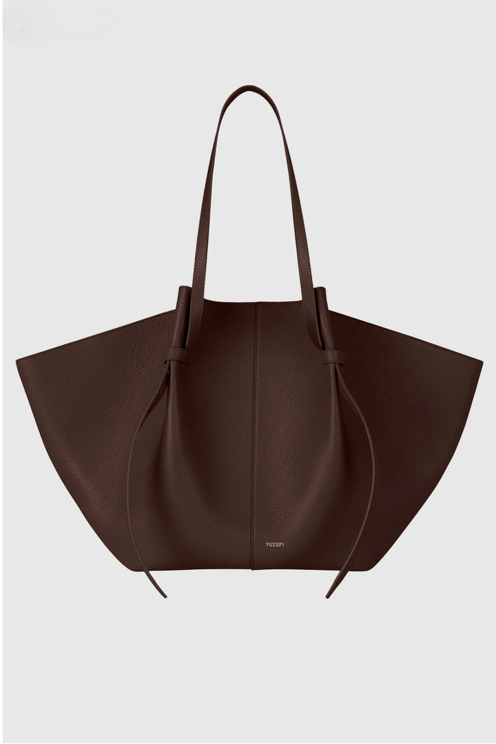 Yuzefi - XL Mochi Espresso Pebble Grained Leather