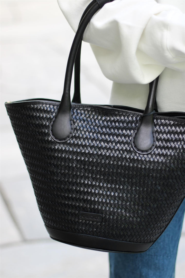 Cala Jade - Sandhi Black Twill Tote Bag