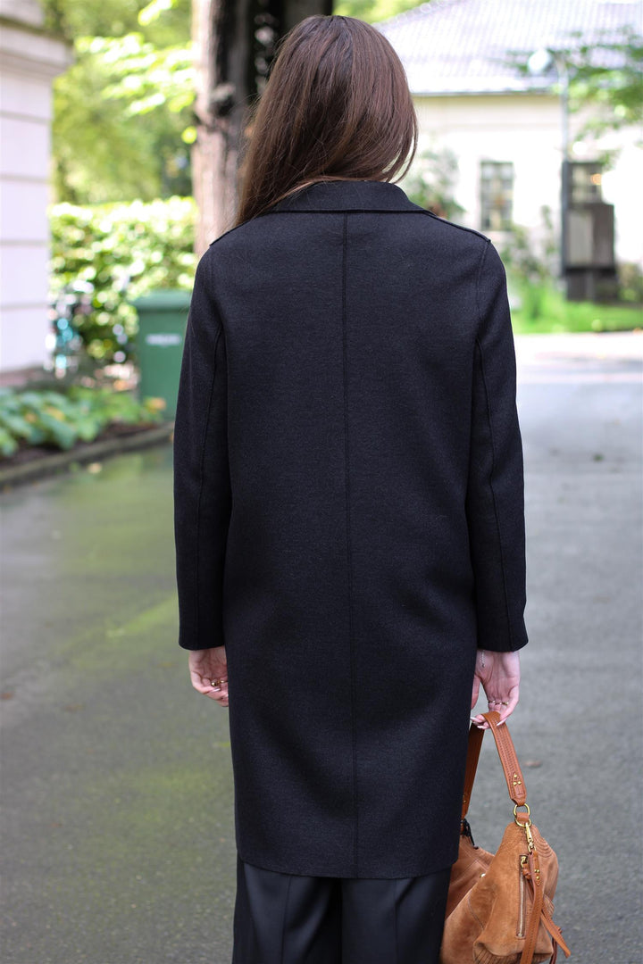 Harris Wharf London - Overcoat pressed wool