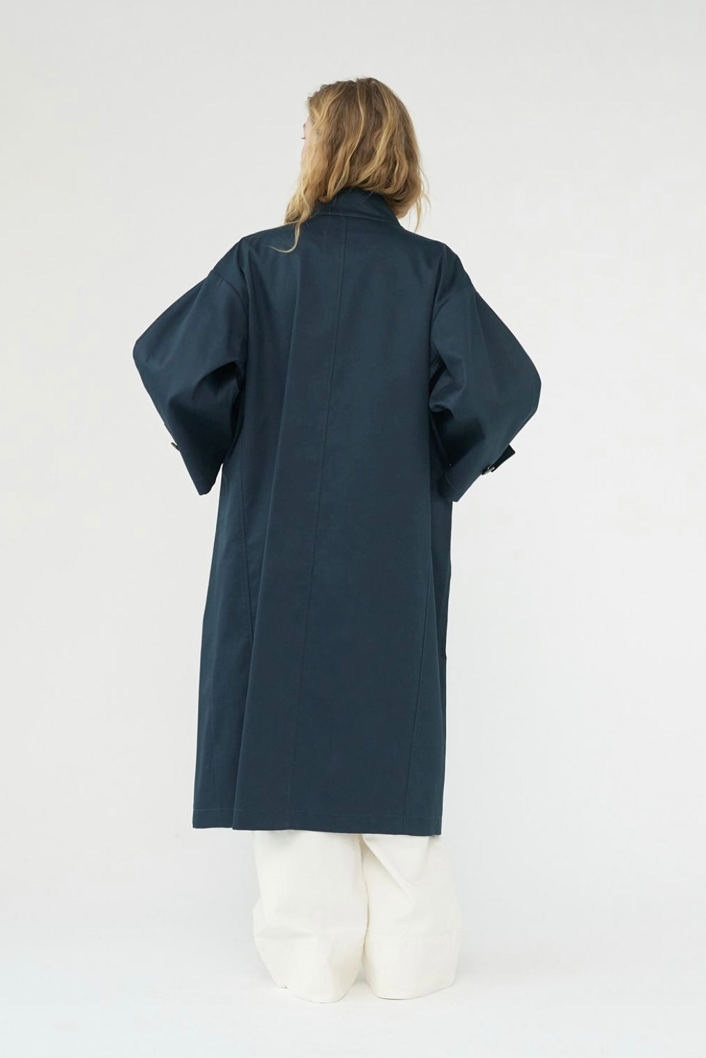 Af Agger - Water Resistant Trench Coat - Navy