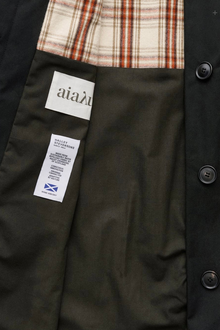 Aiayu - Noor Coat Oilskin Black