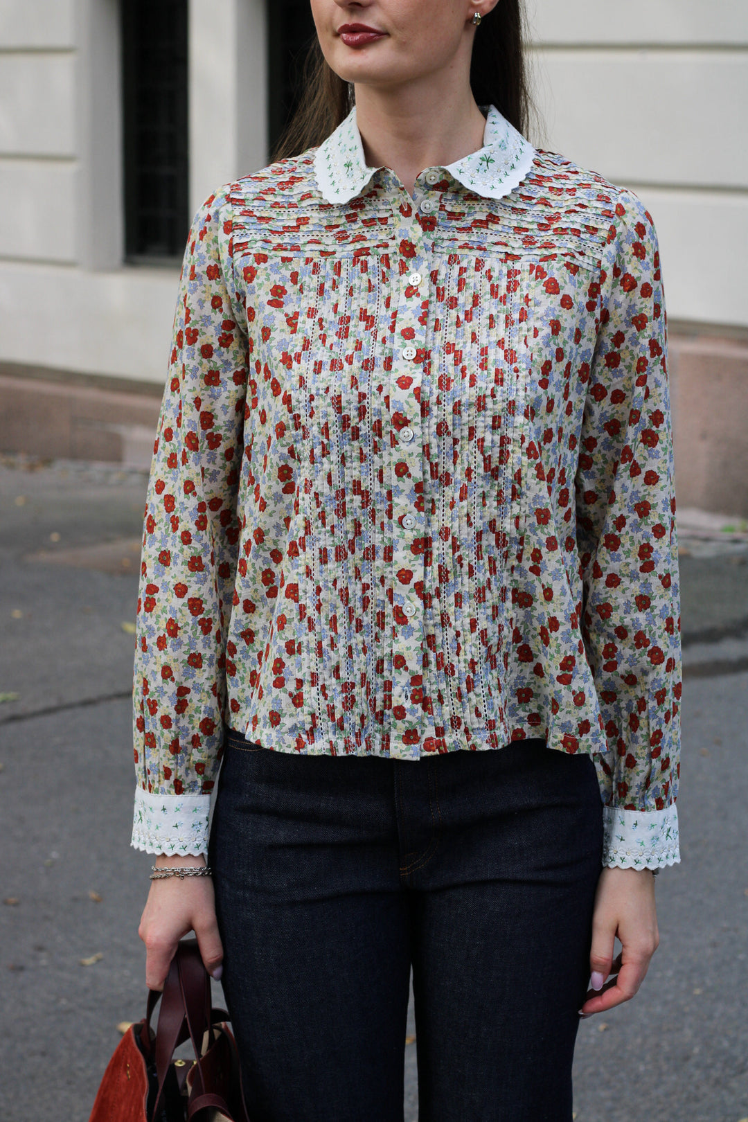 Sea NY - Viera print l/slv blouse