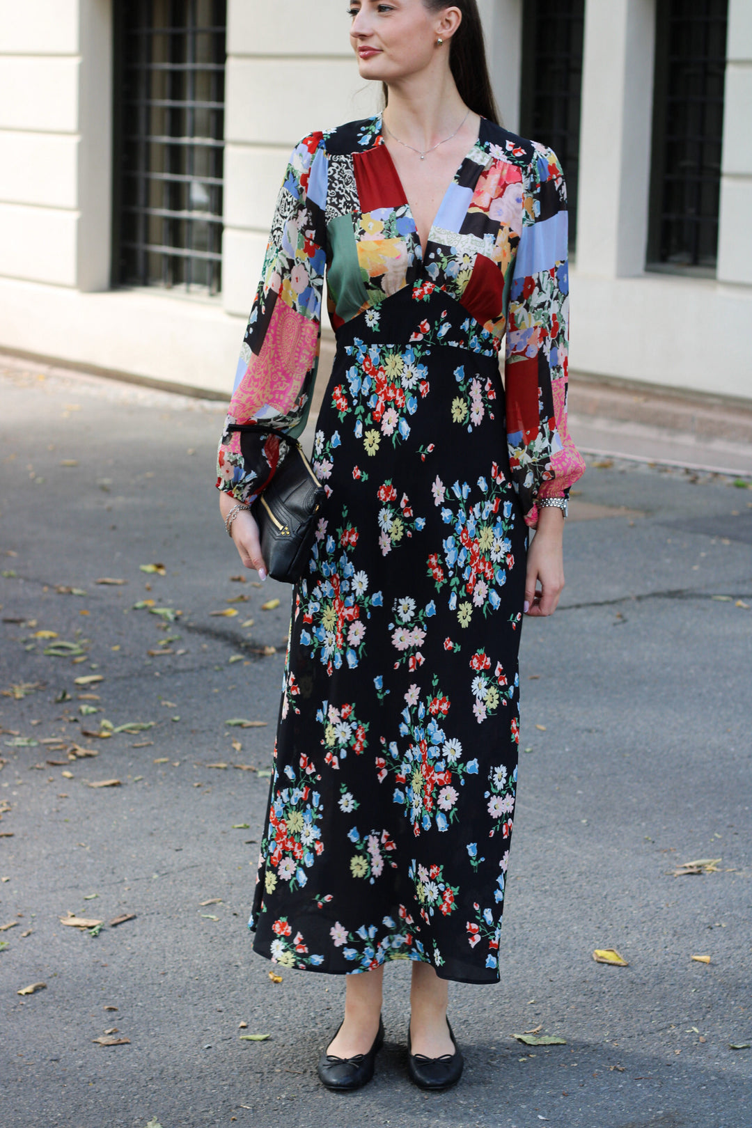 Rixo - Kaila Dress Amelia Patchwork Mix Multi