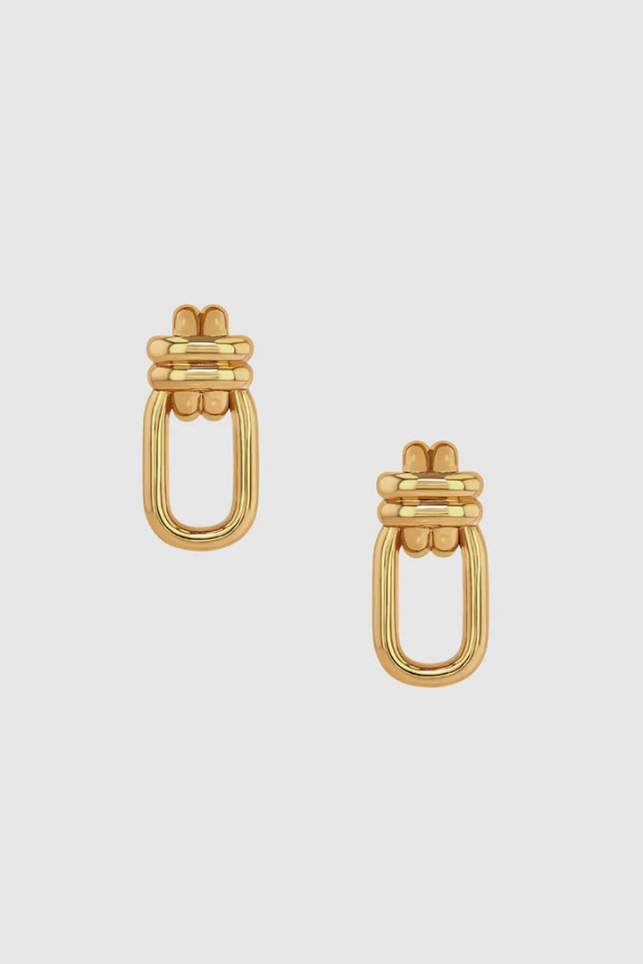 Anine Bing - Signature Link Double Cross Earrings
