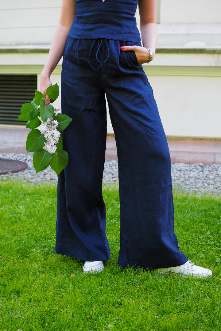 Joslin - Sophia Linen Palazzo Pant