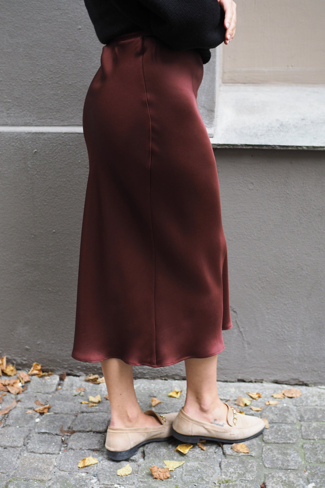 Anine Bing - Bar silk skirt