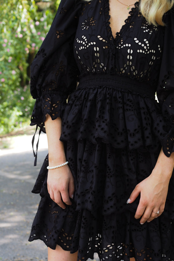 BYTIMO -  Broderie Anglaise Flounce Dress