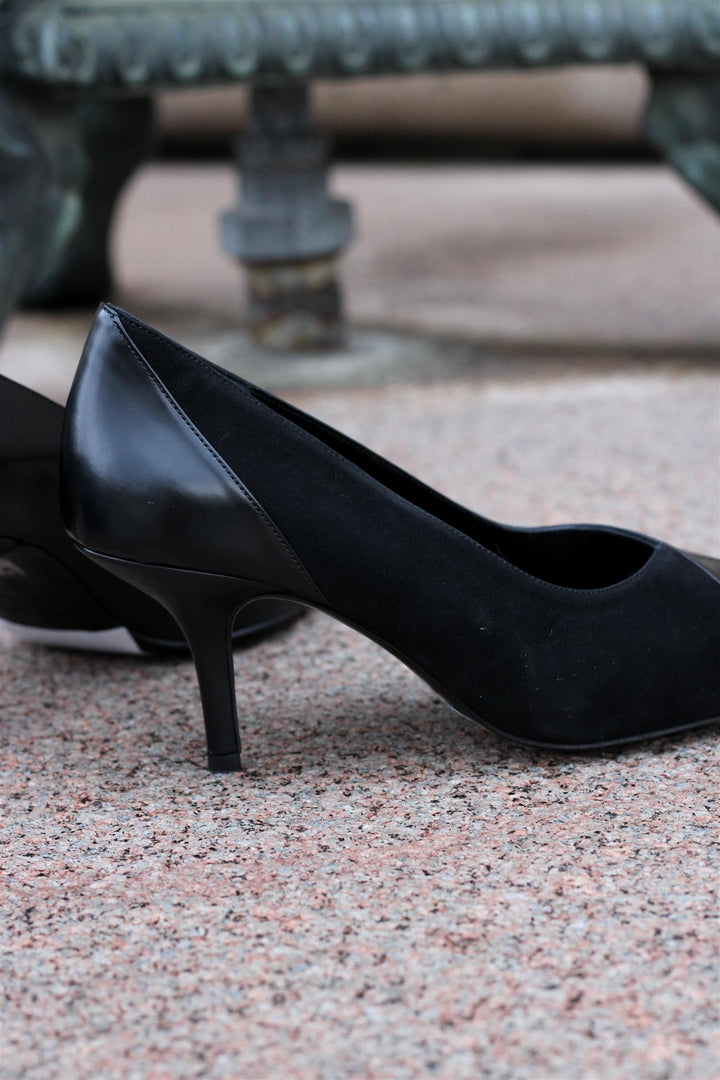 Anine Bing - Devon Pumps high shine and matte black