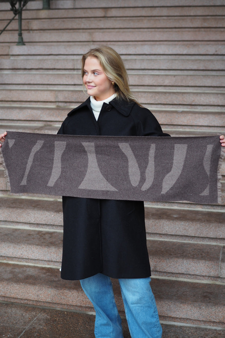 SKALL STUDIO - Shell jaquard mini scarf