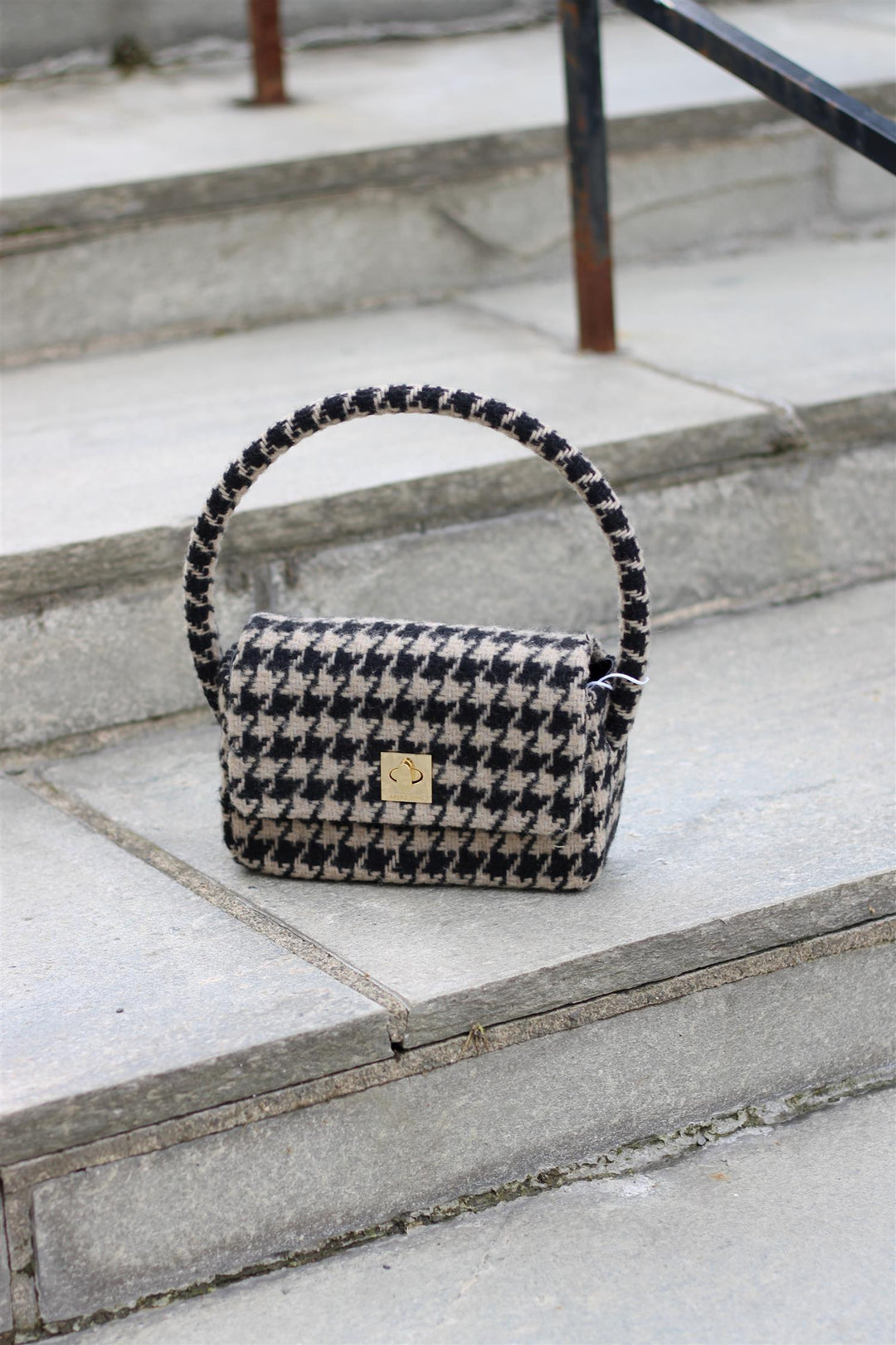 Anine Bing - Nico Bag in Houndstooth