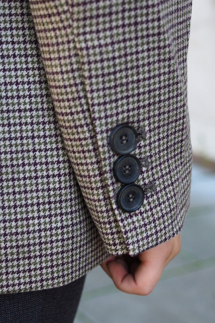 Anine Bing Madeleine Blazer - Mini Houndstooth
