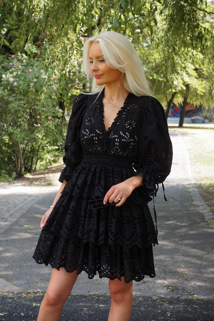 BYTIMO -  Broderie Anglaise Flounce Dress