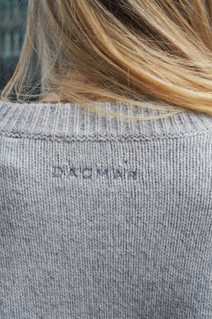 Dagmar - Wool Crewneck Light Grey