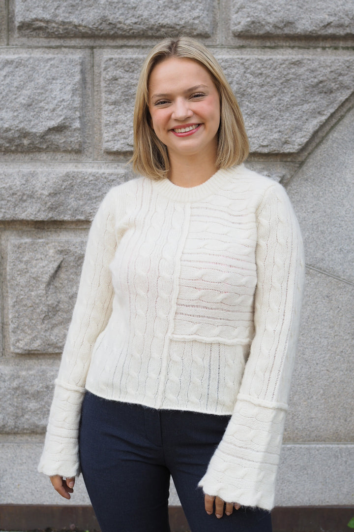 Dagmar - Cable knit crewneck