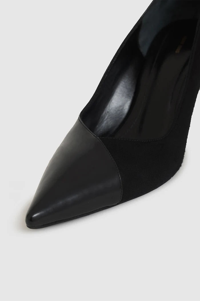 Anine Bing - Devon Pumps high shine and matte black