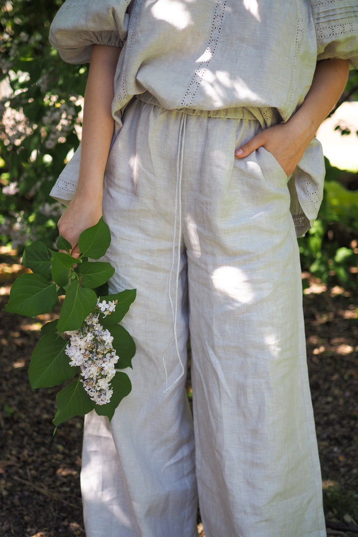 Joslin - Sophia Linen Palazzo Pant