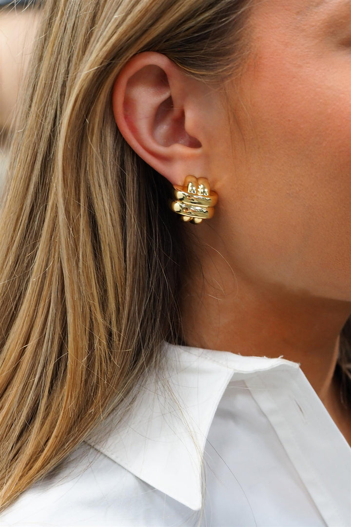 Anine Bing - Double Cross Earrings