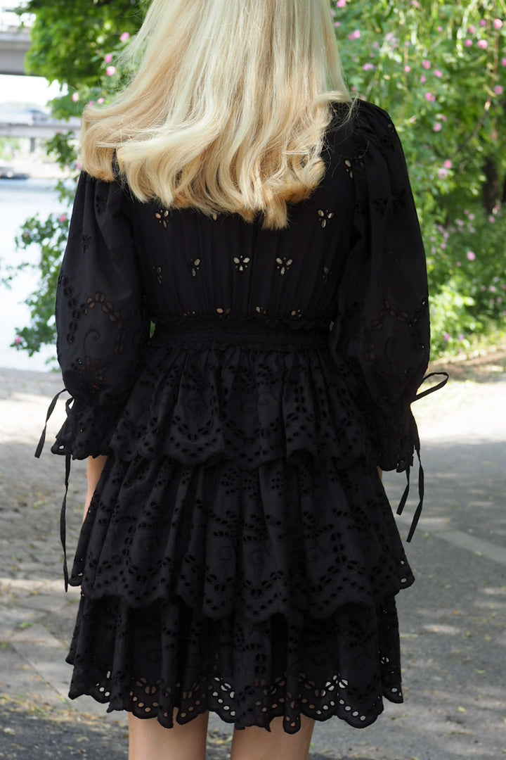 BYTIMO -  Broderie Anglaise Flounce Dress