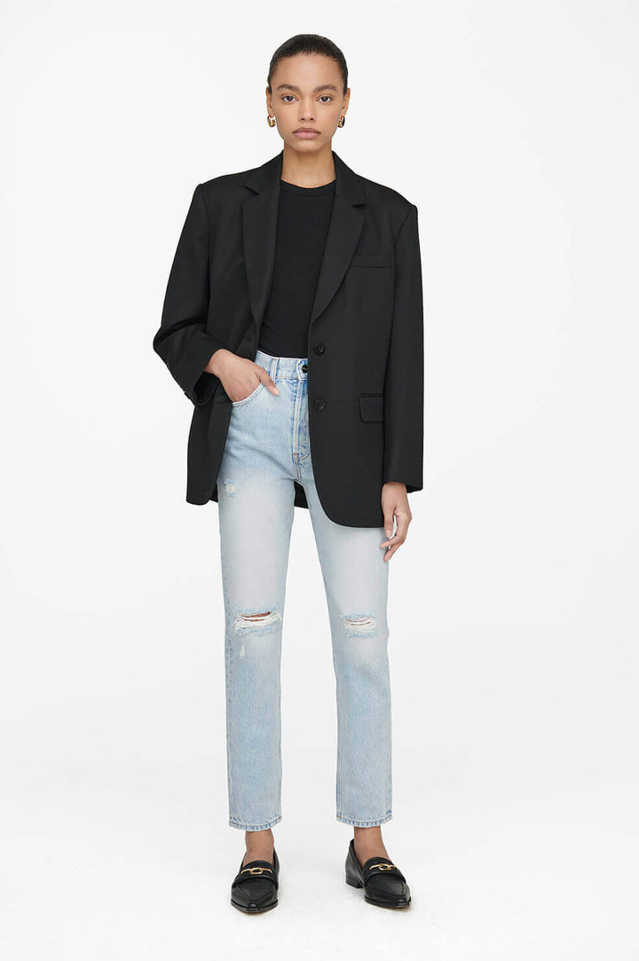 Anine Bing Sonya Jean - Destructed Classic Blue