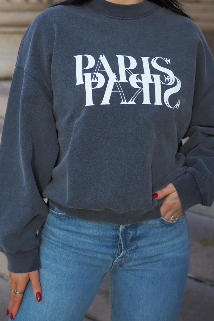 Anine Bing - Jaci Sweatshirt Paris