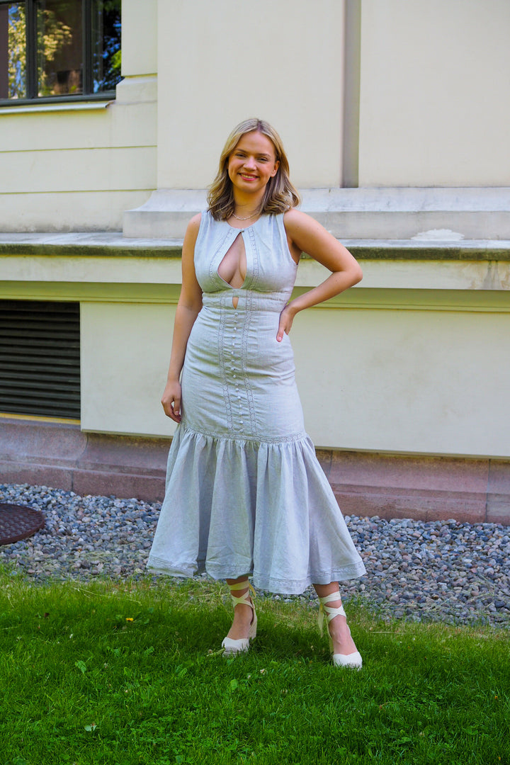 Joslin - Magdelen Linen Midi Dress