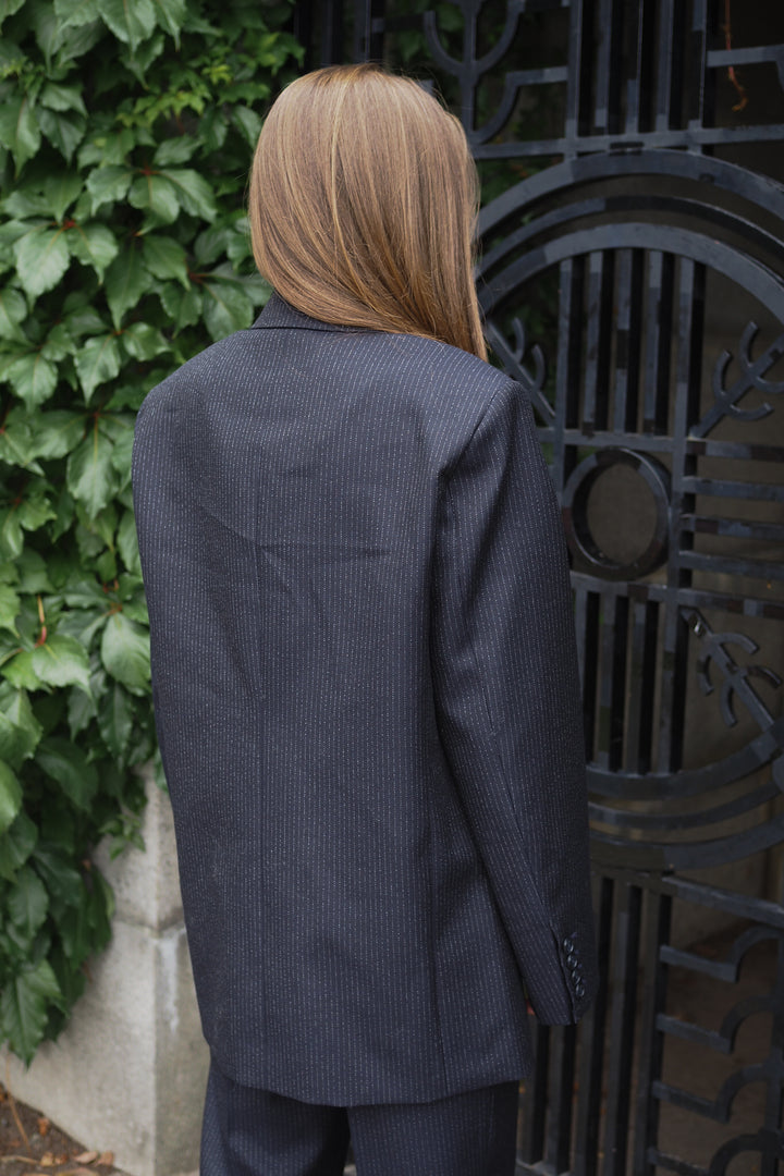 Róhe - Double breasted pinstripe blazer