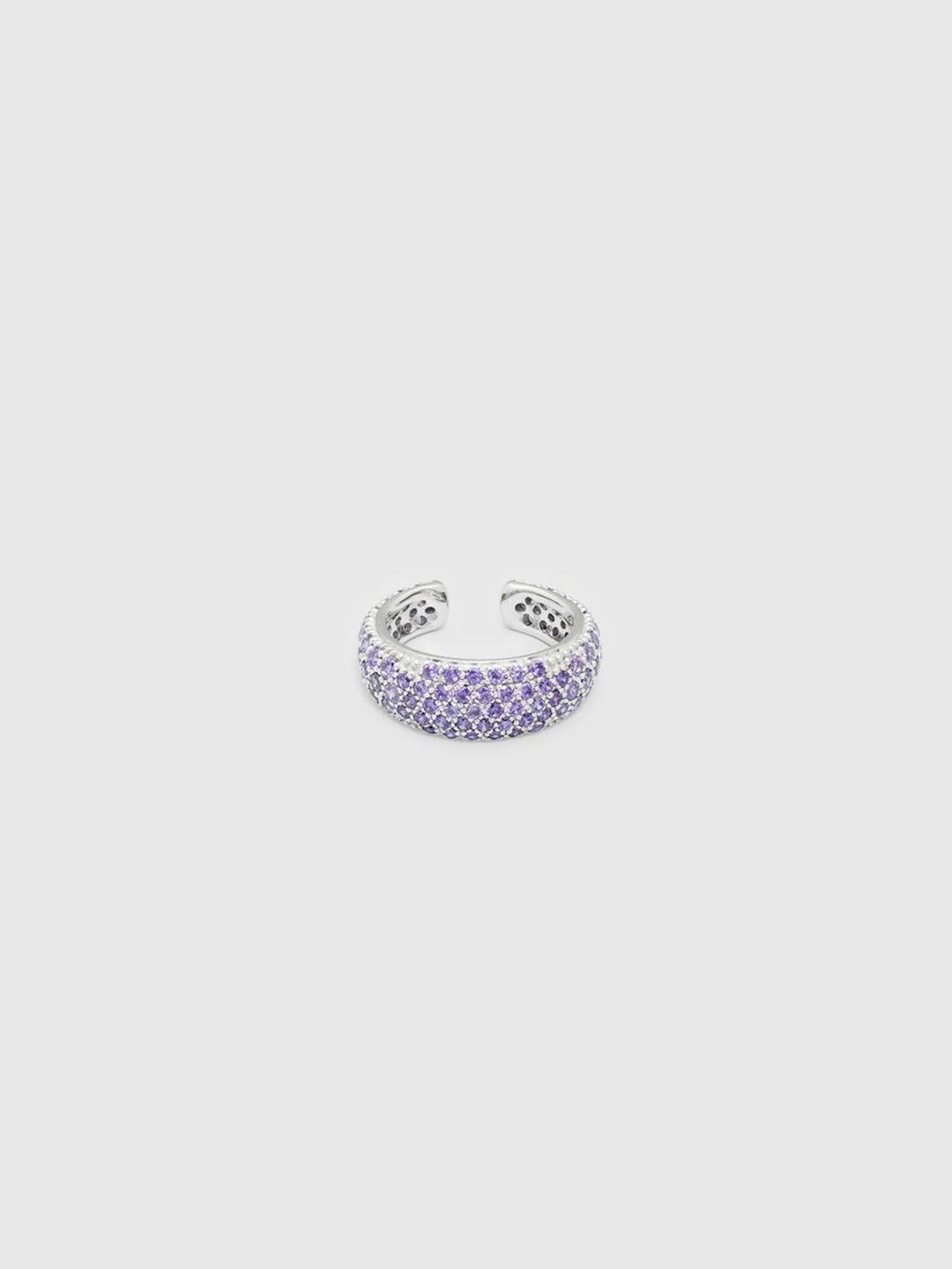 Tom Wood Ear Cuff Thick Violet Silver