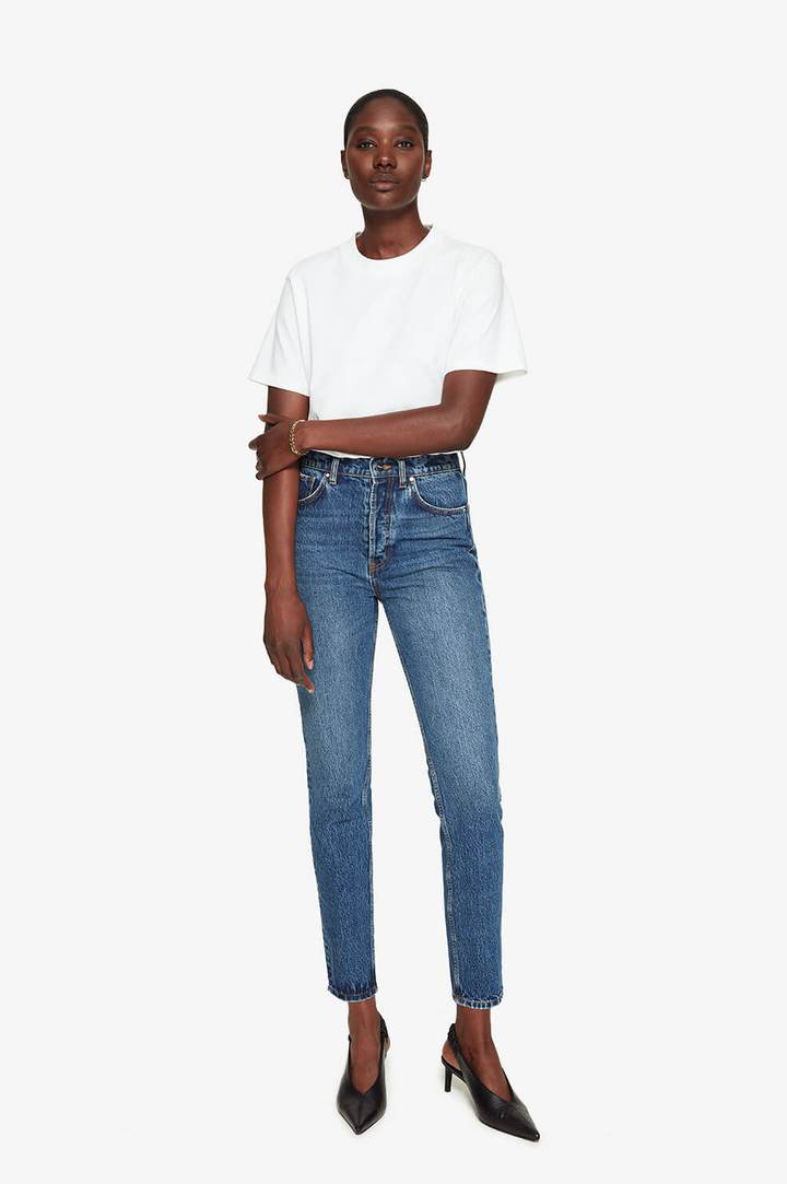Anine Bing Sonya Jean In Mid Indigo