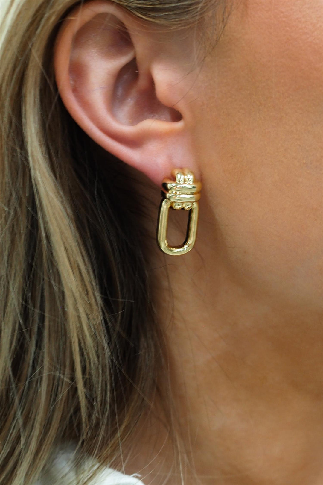 Anine Bing - Signature Link Double Cross Earrings