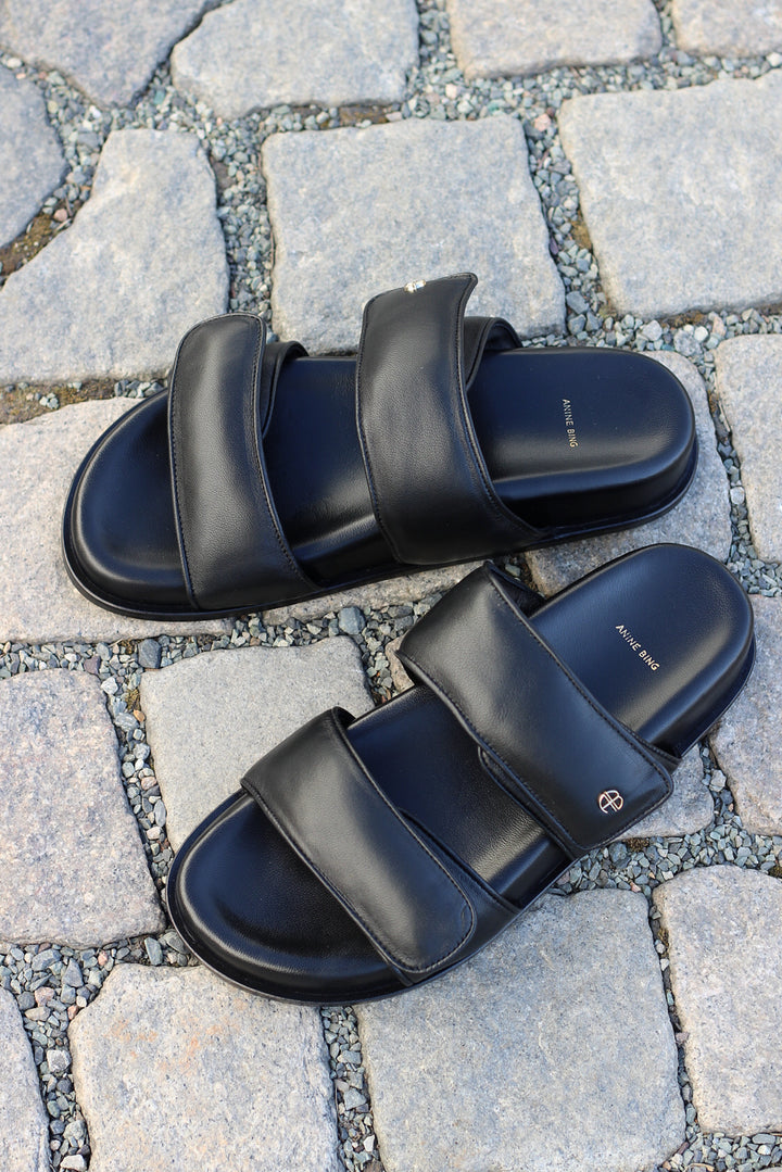 Anine Bing Sid Sandals - black
