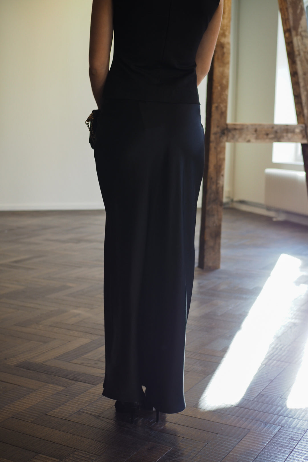 Anine Bing - Bar silk maxi skirt